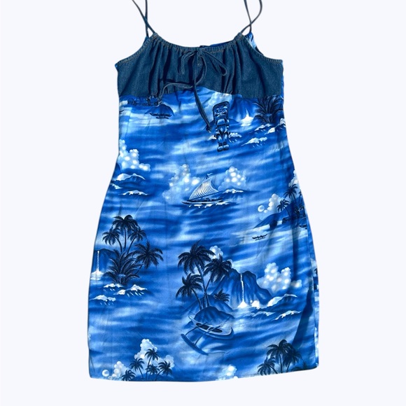 Tropical Vintage y2k Spaghetti Strap Dress - Picture 5 of 6